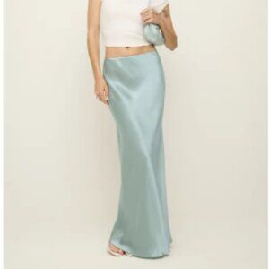 Reformation Lakisha Skirt Blue - Size 10